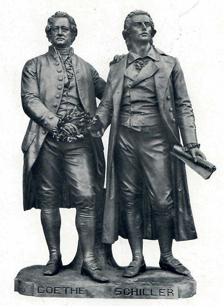 qr_rietschel_goethe_schiller_denkmal | Kunstgussmuseum Lauchhammer